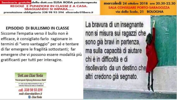 REGOLE E PUNIZIONI IN CLASSE E A CASA, SBAGLIANDO SI IMPARA